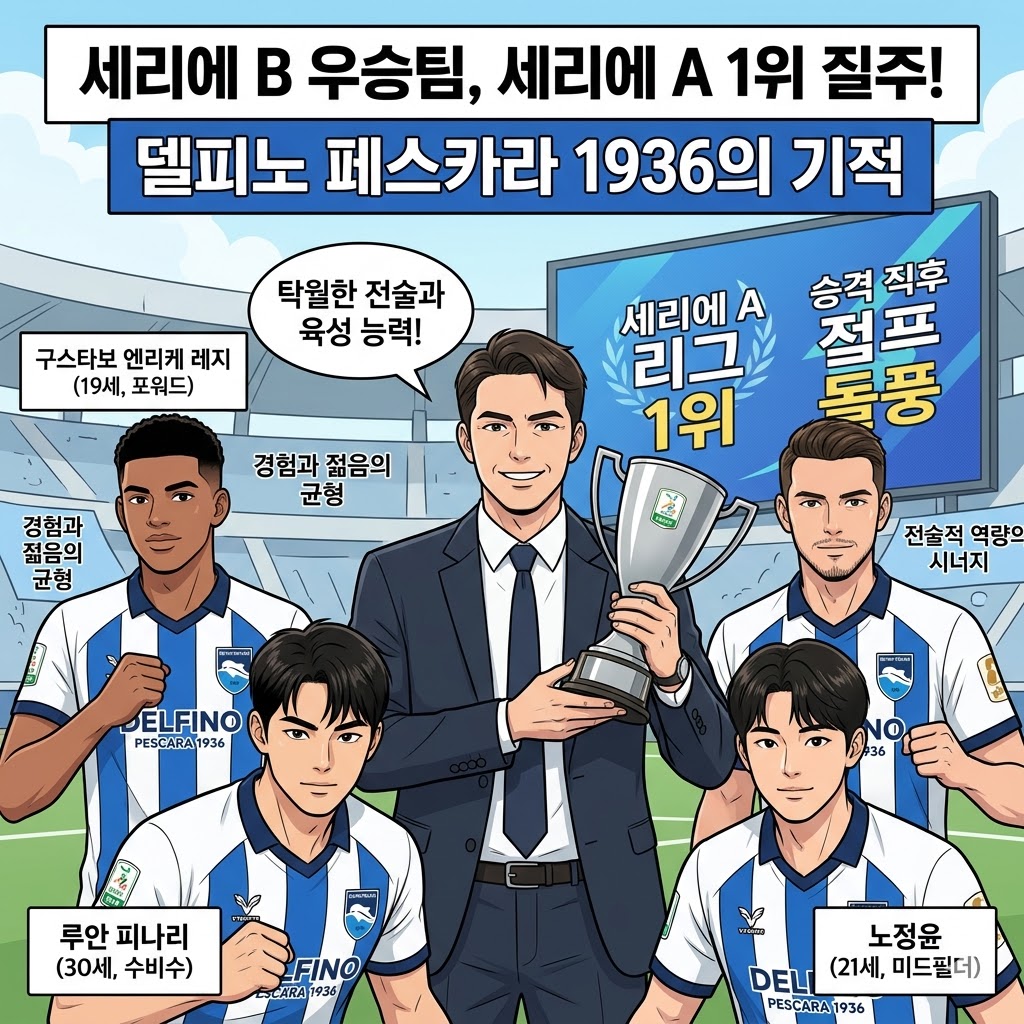 승격팀의 기적, 페스카라가 세리에A를 집어삼키다