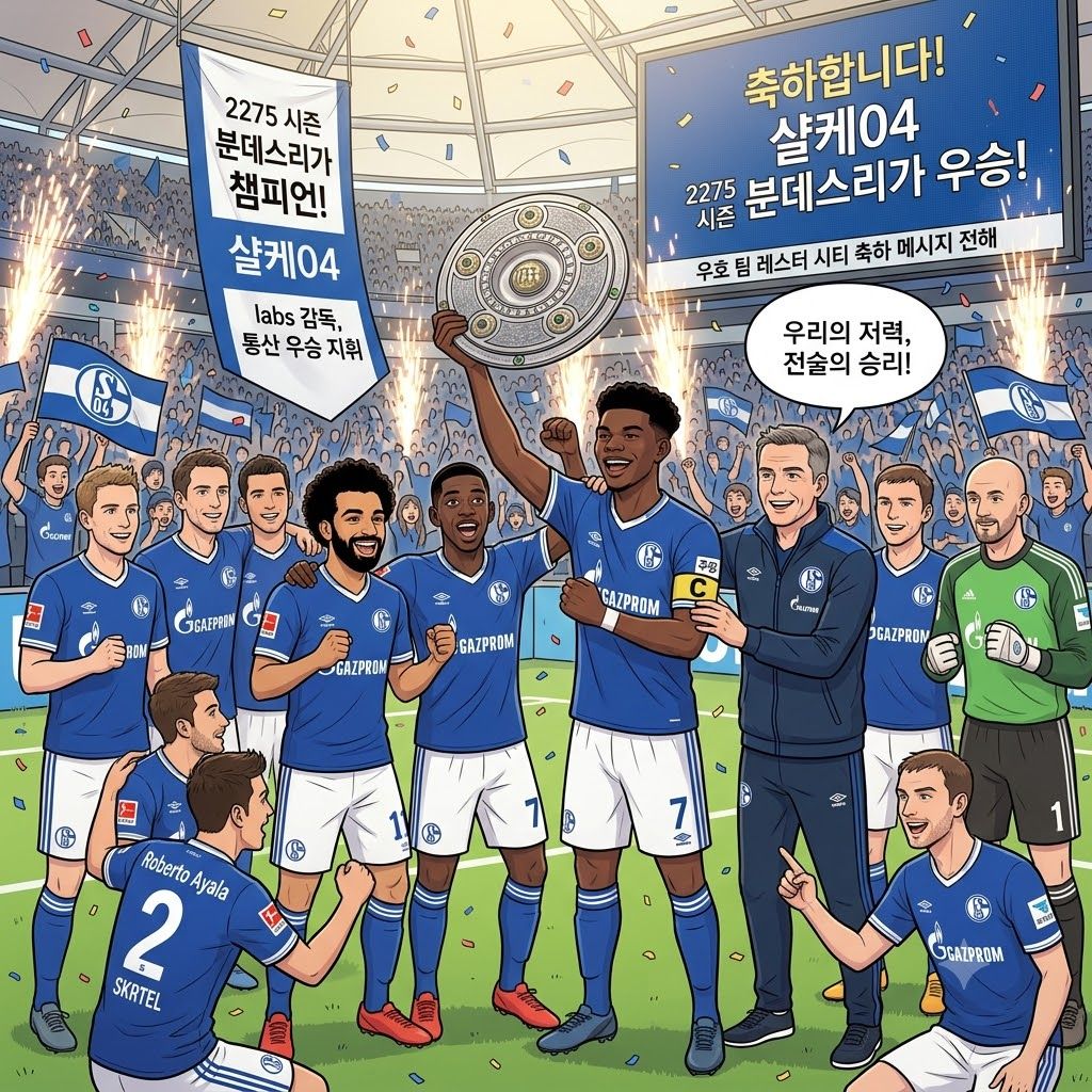 샬케04, 분데스리가 2275시즌 정상 등극! 우승 비결은