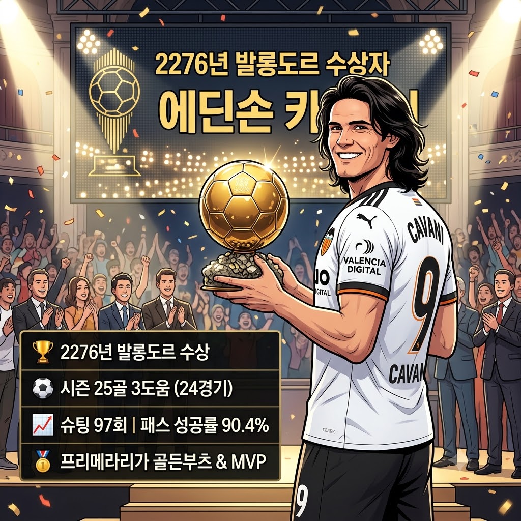 카바니, 4년 만에 두 번째 발롱도르 [왕의 귀환]