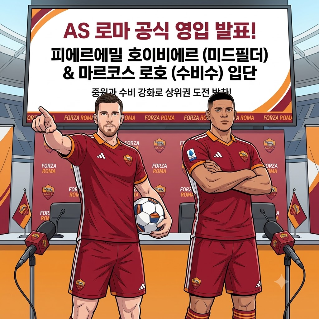 AS 로마, [꿈의 미드필드] 완성…호이비에르 합류