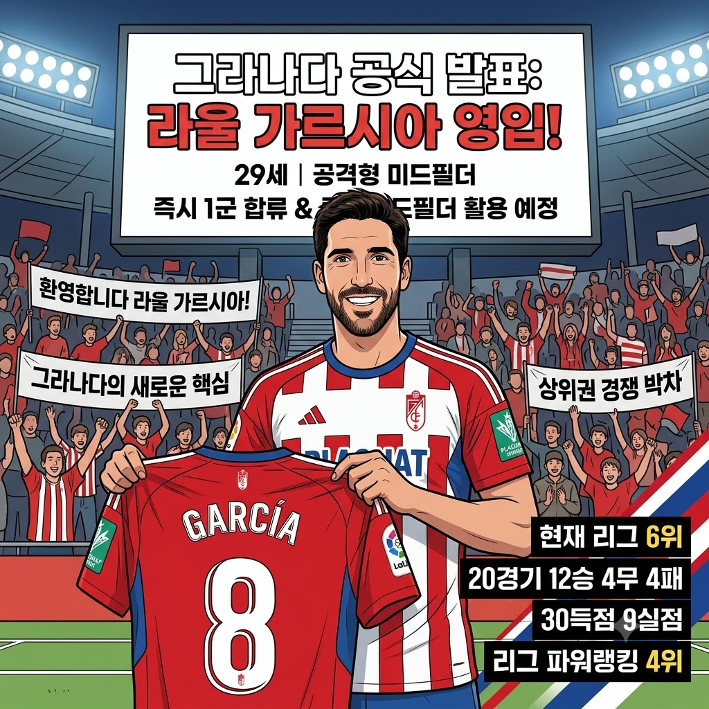 그라나다, 연쇄 영입 폭탄…상위권 도전 본격 시동