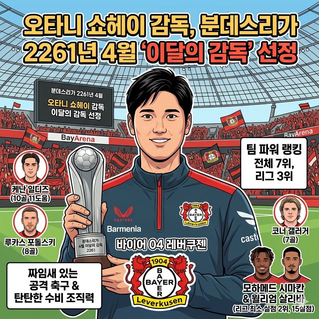 [오타니 쇼헤이], 분데스리가를 지배하다! 이달의 감
