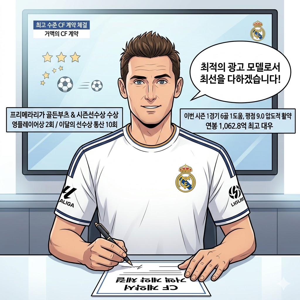 클로제, 연봉 1000억에 광고까지...[후보] 신세인데?