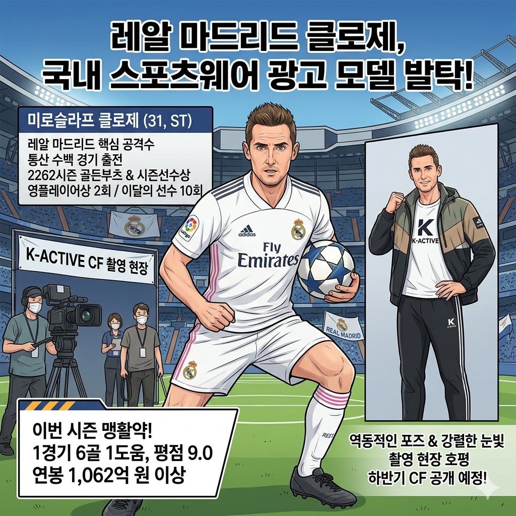 1경기 6골의 사나이 클로제, 광고계도 접수