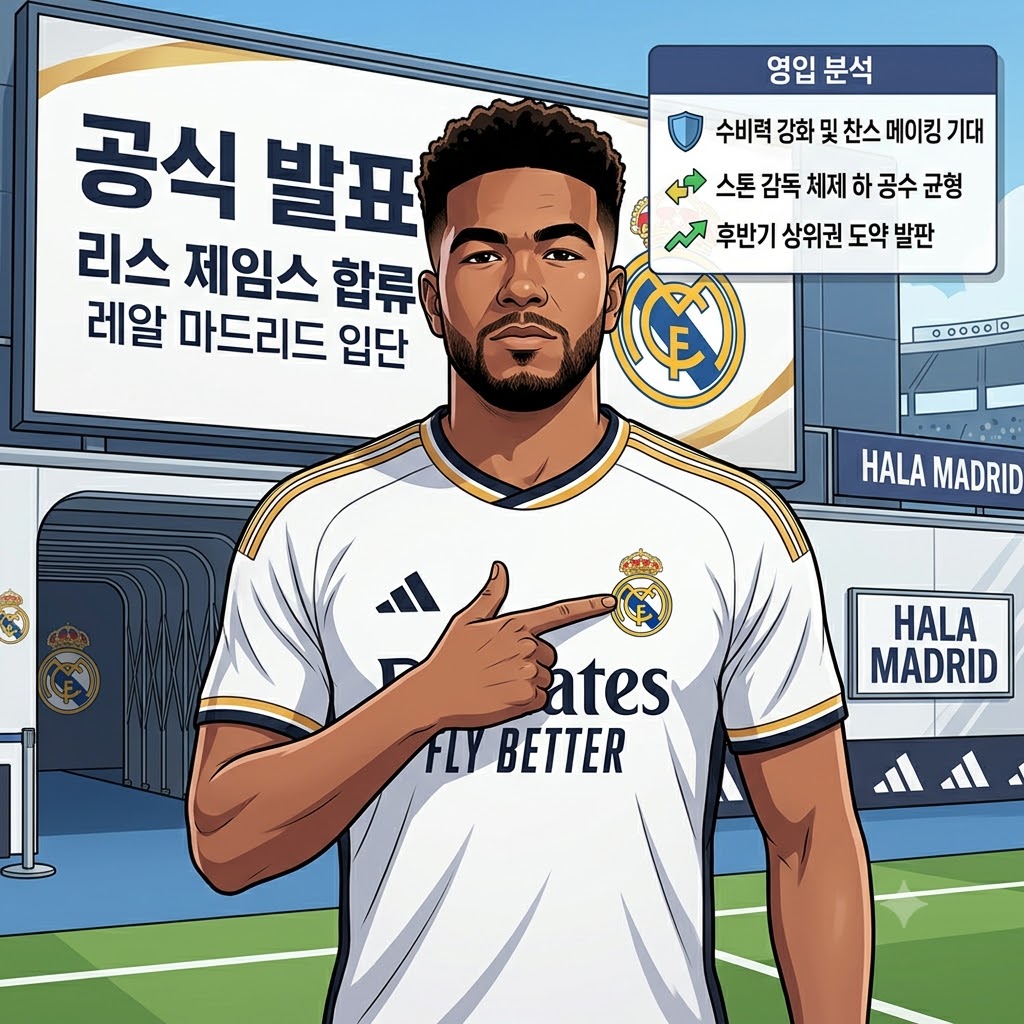 레알, [반등 카드] 리스 제임스 전격 영입