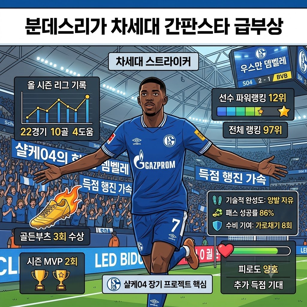골든부츠 3회 뎀벨레, 유럽마저 집어삼킨다