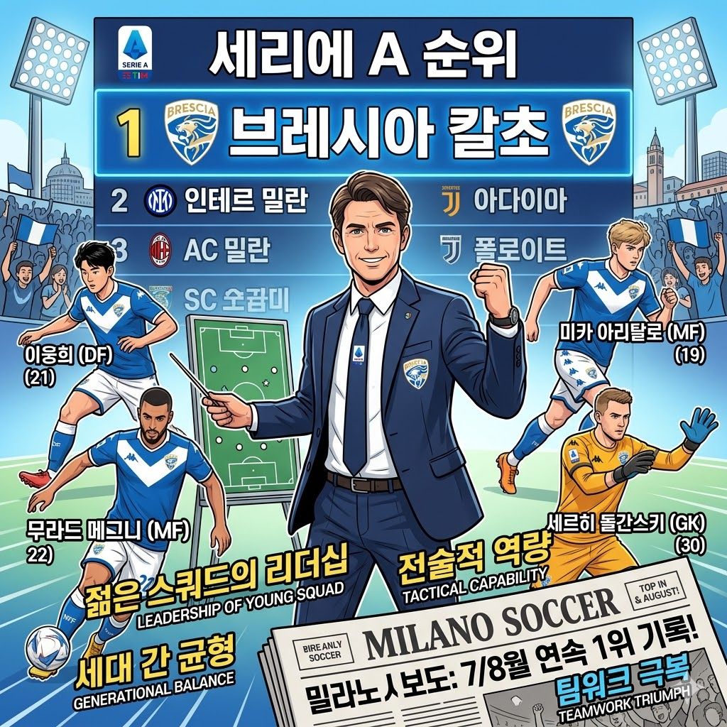 꼴찌 전력으로 1위, 브레시아 감독의 마법
