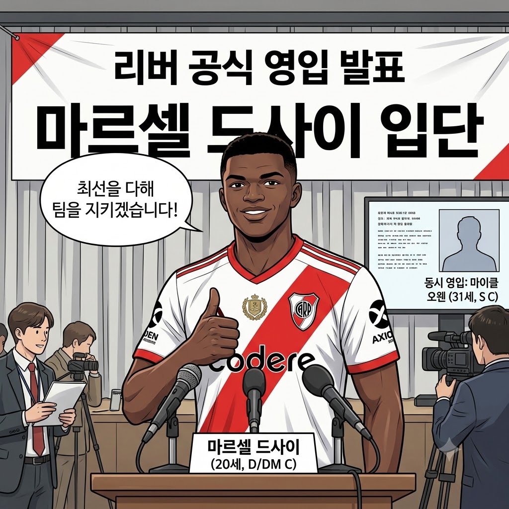 리버, 20세 드사이 영입… 수비 라인 세대교체 신호탄