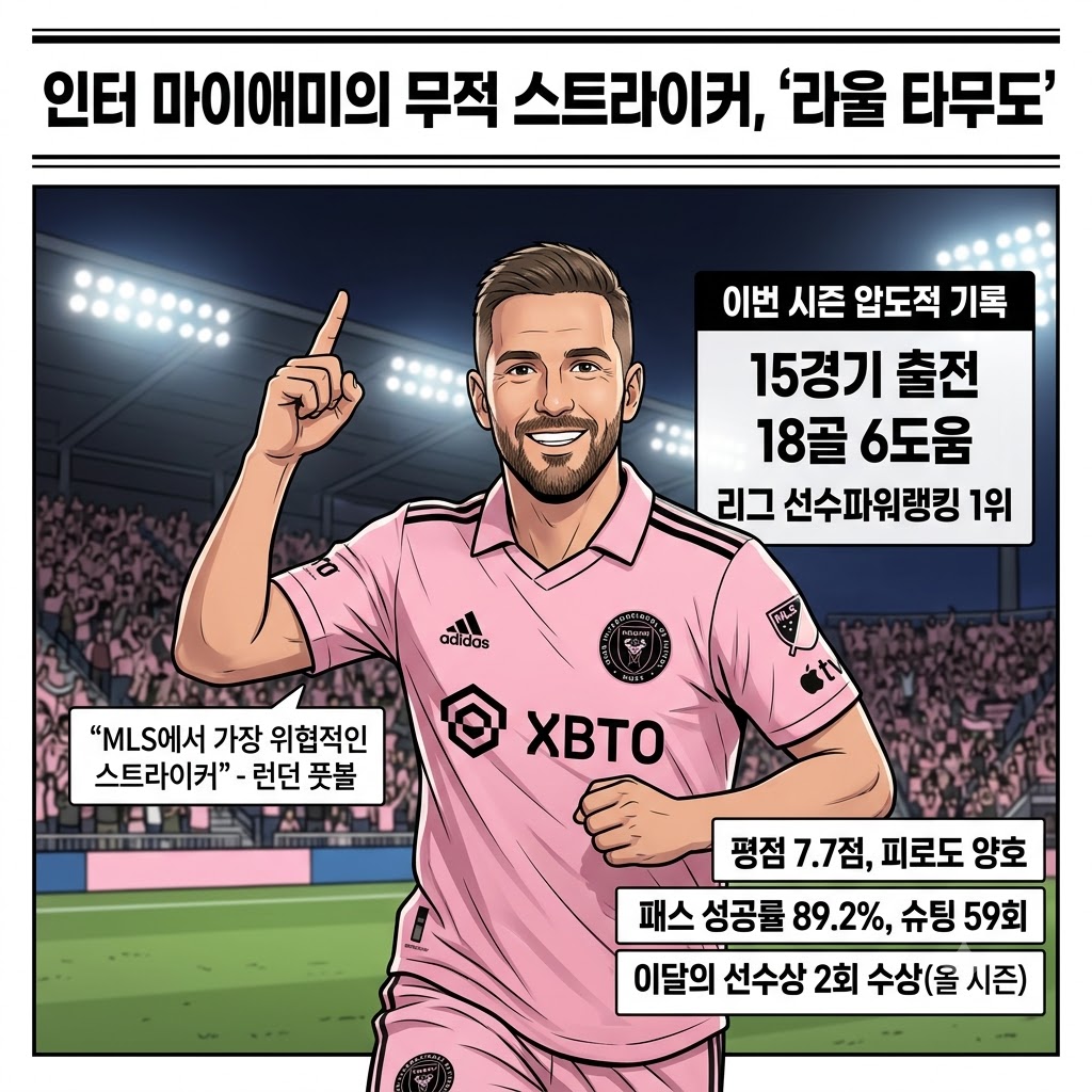 15경기 18골, 타무도의 끝없는 진화