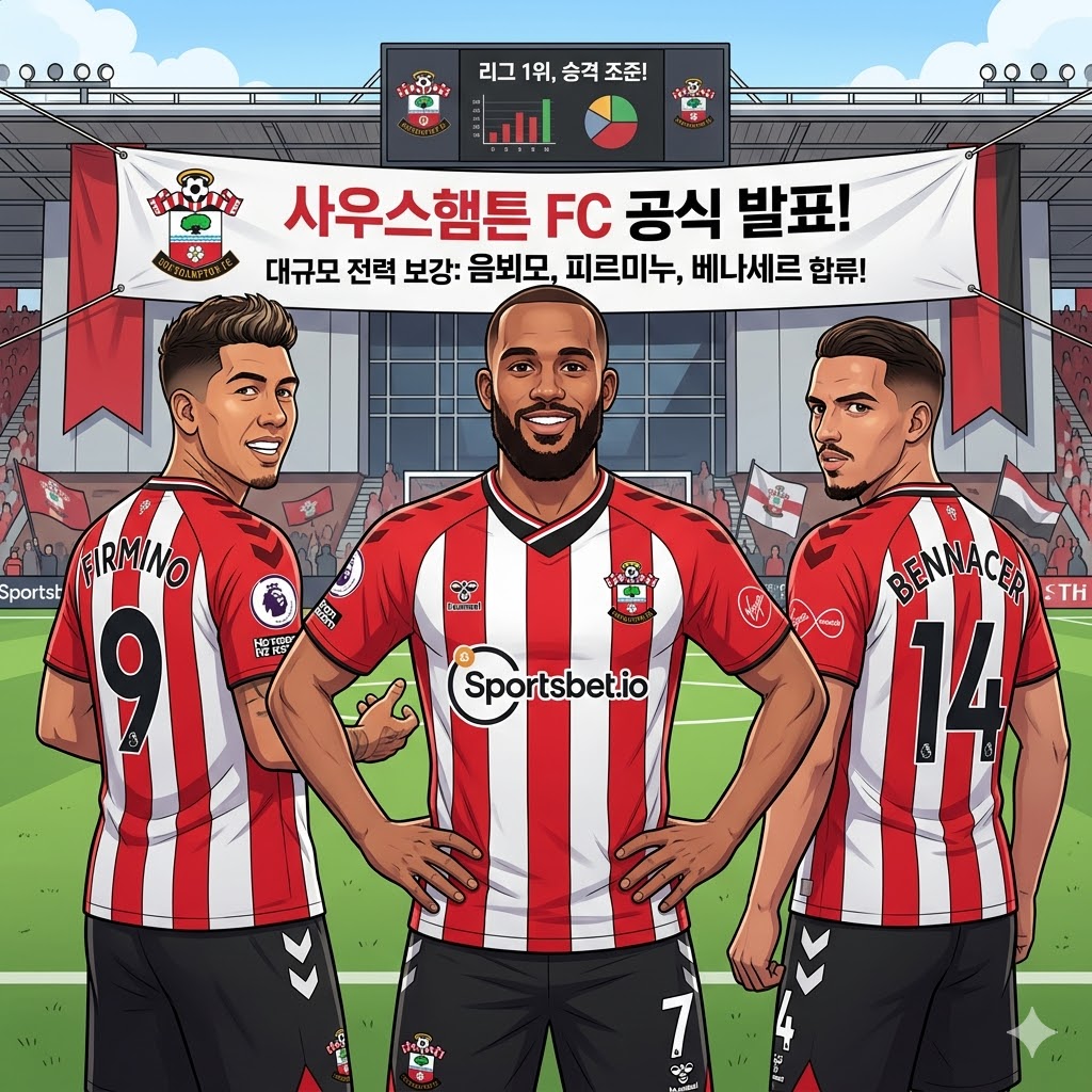 사우스햄튼, 트리플 영입 폭탄…승격 향해 질주